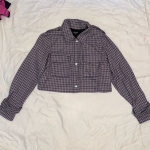 Wild Fable Purple Plaid Jacket